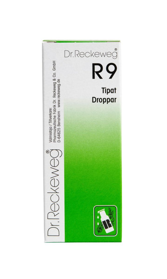 Homeopaattiset tipat R9 yskäntipat 50ml, Dr. Reckeweg