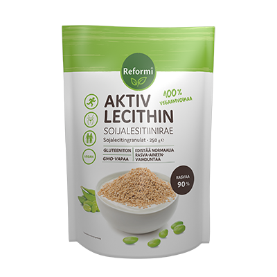 Soijalesitiinirae Activ Lecithin 250g, Reformi