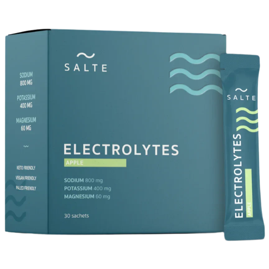 SALTE elektrolyyttijauhe omena 30-annospss.