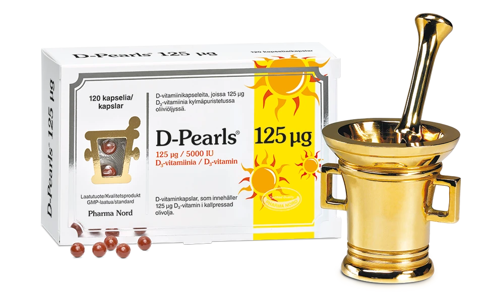 D-Pearls 125µg 120 kaps, Pharma Nord