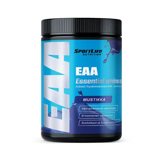 EAA Aminohappojauhe Mustikka 300 g, SportLife