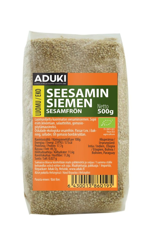 Seesaminsiemen 500g, Aduki