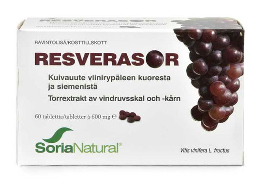 Resverasor Resveratroli 60tabl., Soria Natural