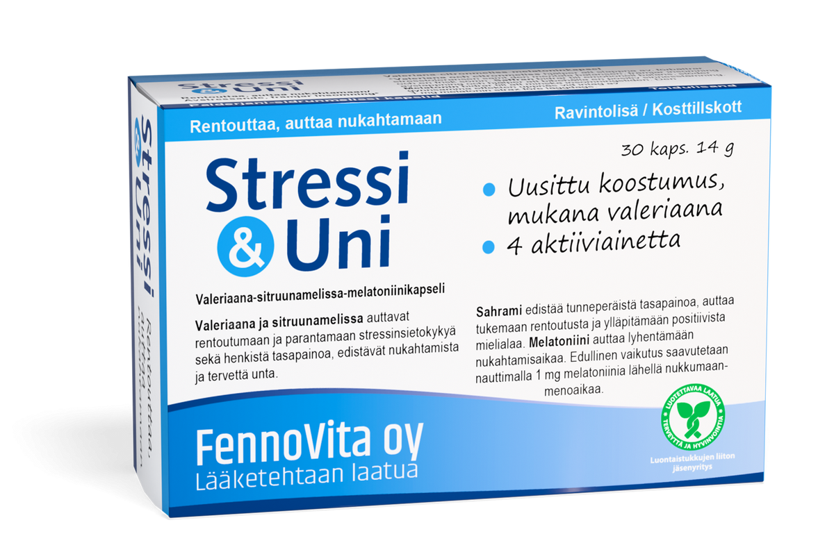 Stressi & uni 30kaps, FennoVita