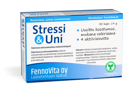 Stressi & uni 30kaps, FennoVita