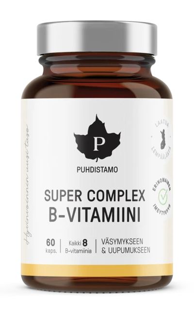 B-Complex Super Complex B-vitamiini 60kaps., Puhdistamo