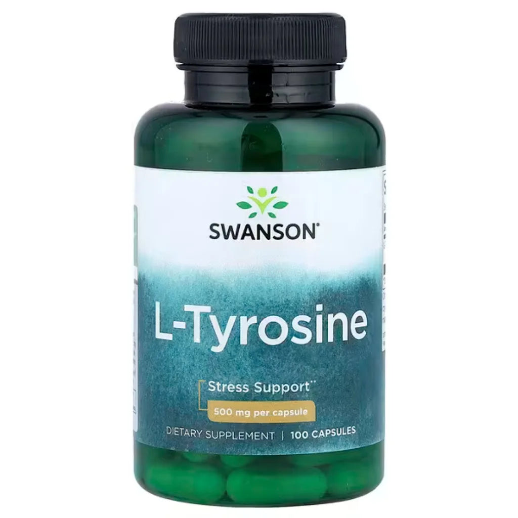 L-Tyrosine 500 mg 100 kaps, Swanson