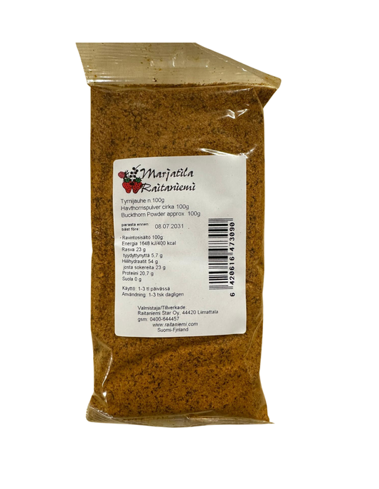 Tyrnijauhe 100g, Raitaniemi