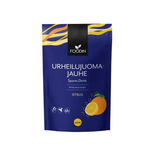 Urheilujuomajauhe Sitrus 450g, Foodin