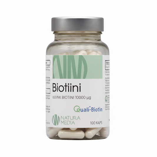 Biotiini 10mg, 100kaps, Natura Media
