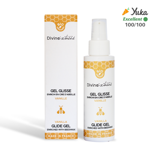 Gel Glisse Vanilla – Ylellinen ja aistillinen luomu-vaniljageeli 100 ml, Divinextases