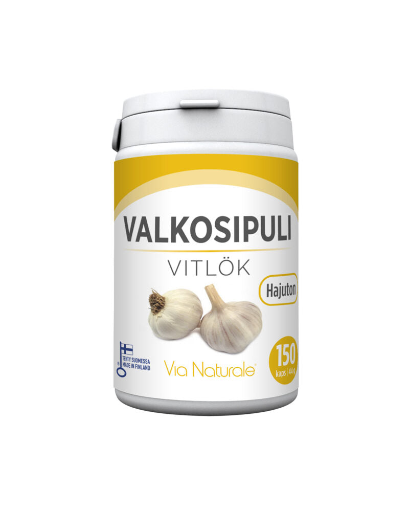 Valkosipuli 150kaps, Via Naturale