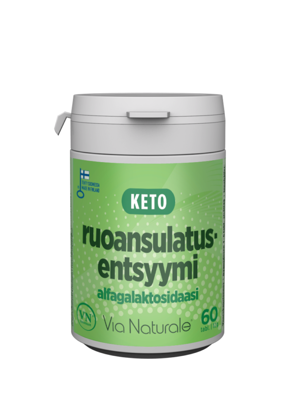 Hyvän Olon Keto Ruoansulatusentsyymi 60 tabl., Via Naturale