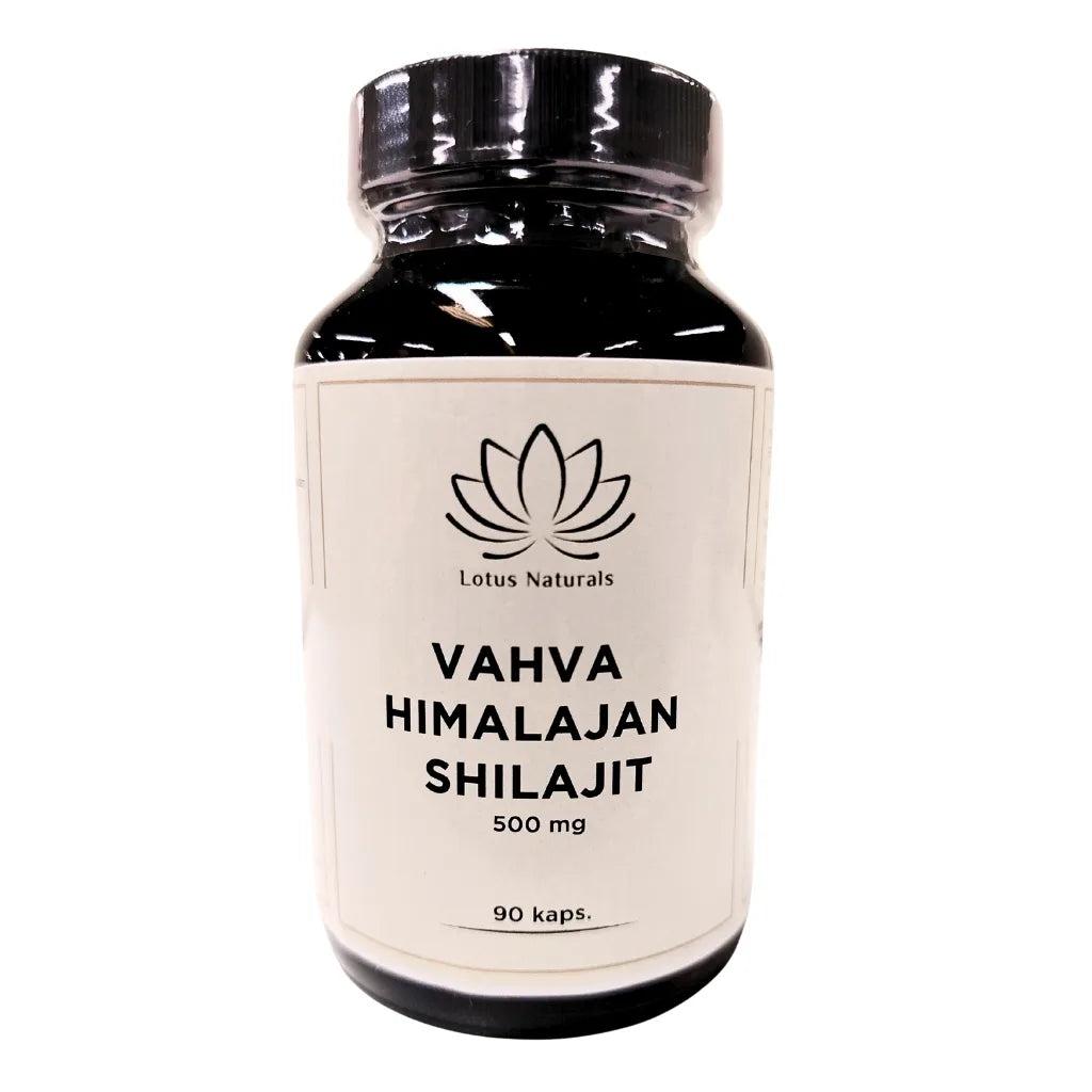 Vahva Himalajan Shilajit 500 mg 90 kaps, Lotus Naturals