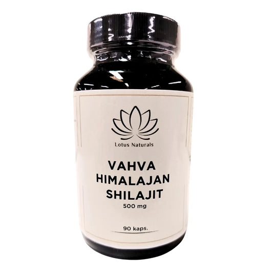 Vahva Himalajan Shilajit 500 mg 90 kaps, Lotus Naturals