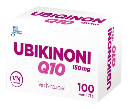 Ubikinoni Q10 150mg 100kaps., Via Naturale