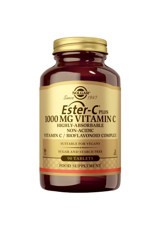 Ester-C Plus 1000mg C-vitamiini 90 tabl, Solgar