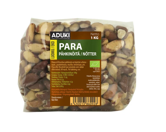 Parapähkinä Luomu 1 kg, Aduki