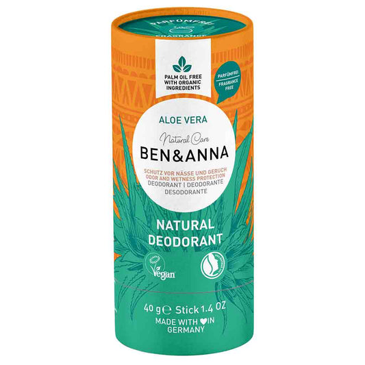 Deodorantti Aloe Vera 40g, Ben & Anna