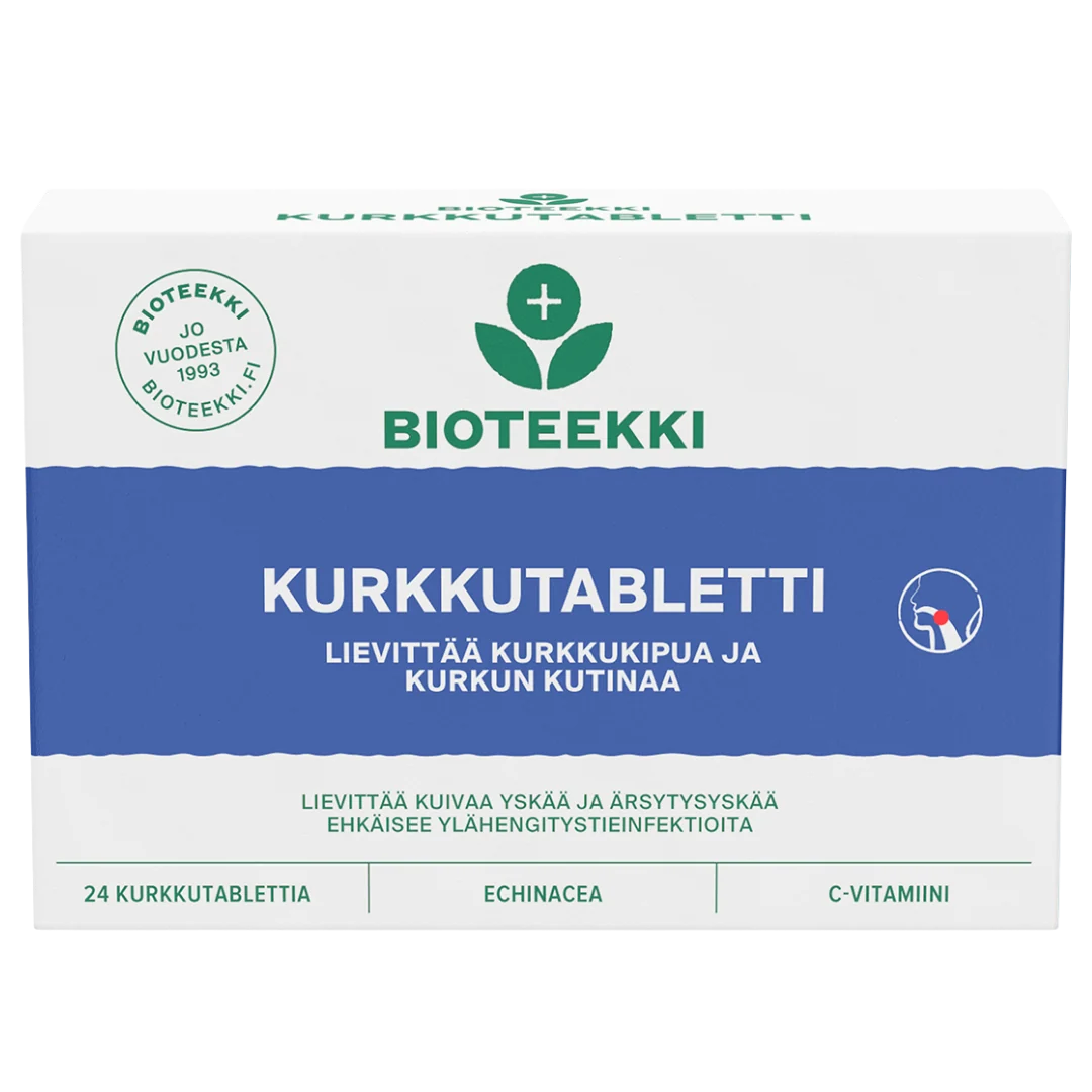 Kurkkutabletti 24 tabl, Bioteekki