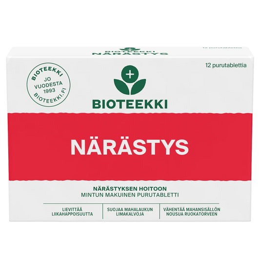 Närästys 12 purutabl,  Bioteekki