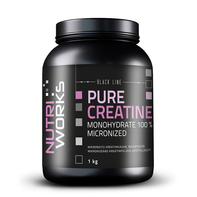 Black Line Creatine monohydrate 100% 1 kg, Nutri Works
