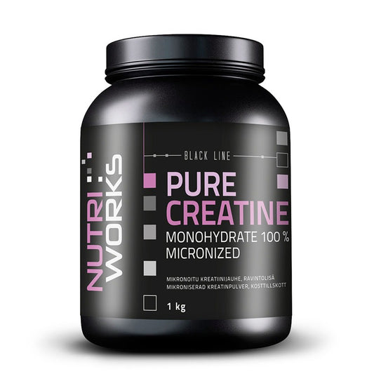Black Line Creatine monohydrate 100% 1 kg, Nutri Works