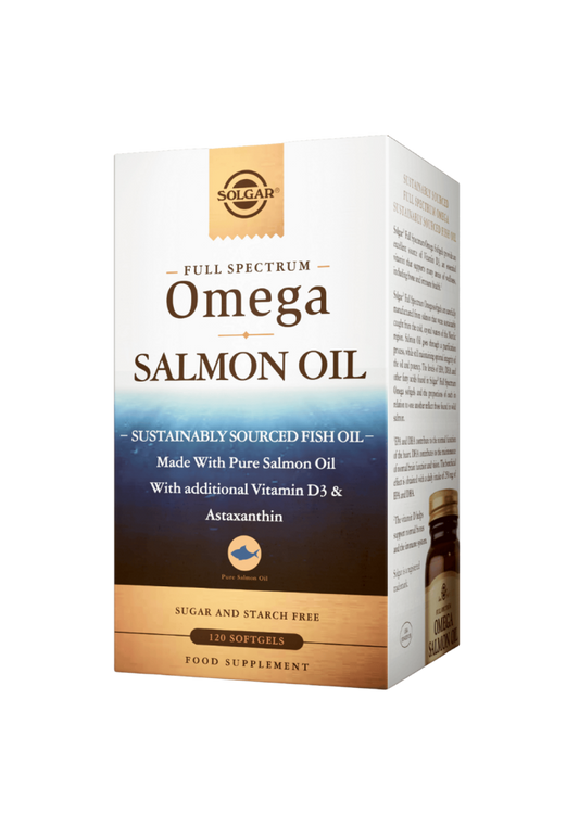 Omega Salmon Oil - Kalaöljyvalmiste 120 kaps Solgar