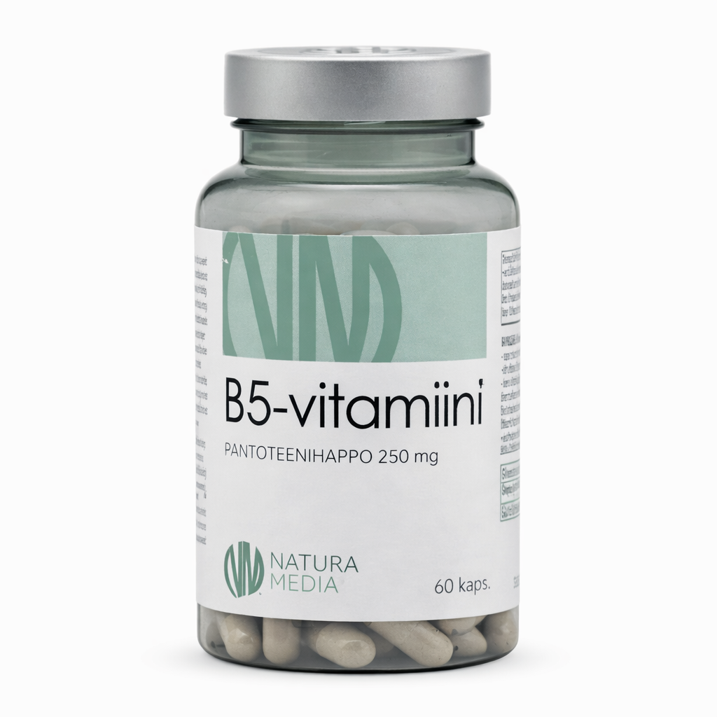 B5-vitamiini 80 kaps, Natura Media
