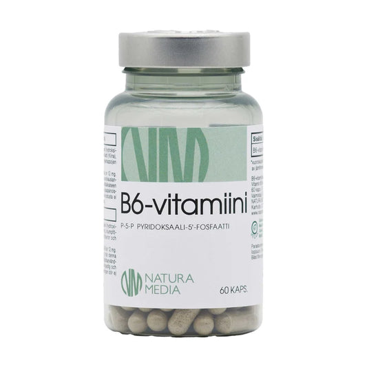 B6-vitamiini P-5-P 60 kaps, Natura Media