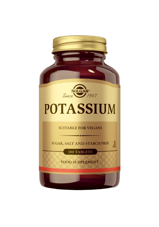 Kalium Glukonaatti 99mg Potassium 100 tabl, Solgar