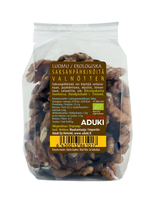 Saksanpähkinä Luomu 300 g, Aduki