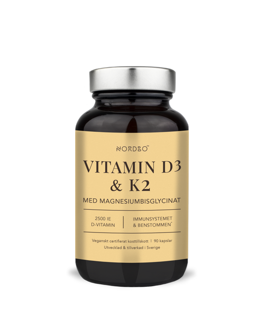 Vitamin D3 & K2  90 kaps, Nordbo