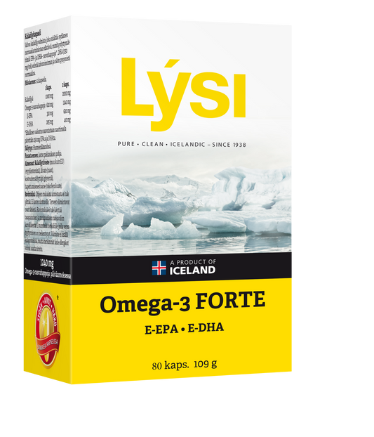 Omega-3 Forte 80kaps, LYSI