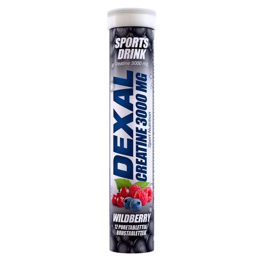 Dexal Sport Kreatiini 12 Poretablettia Metsämarja
