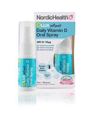 D-vitamiini 10µg Dlux Infant 15ml, NordicHealth