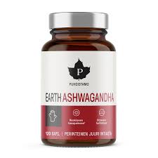 Earth Ashwagandha 120 kaps, Puhdistamo
