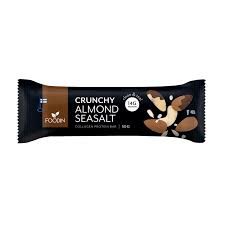 Crunchy Collagen Protein Bar Almond Seasalt, 50g, Foodin
