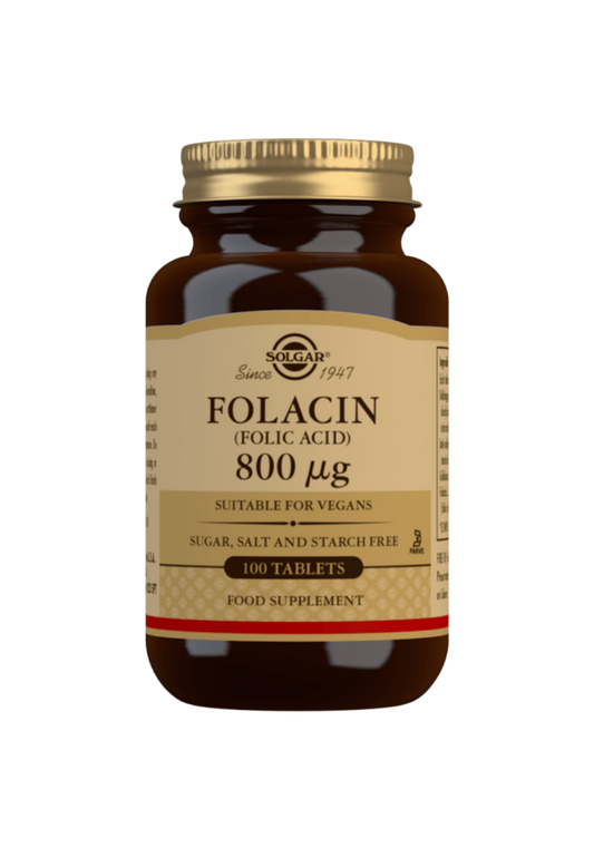 Foolihappo Folacin 800µg 100 tabl, Solgar