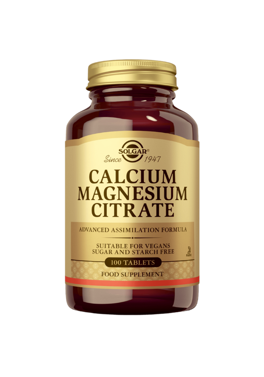 Kalsium Magnesiumsitraatti 100 tabl, Solgar