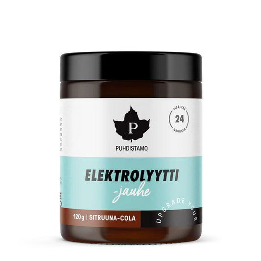 Elektrolyyttijauhe Sitruuna-Cola 120 g, Puhdistamo