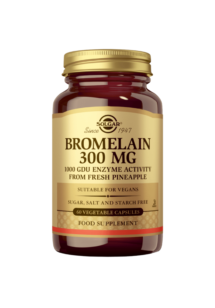 Bromelaiini 300mg 60 kaps, Solgar