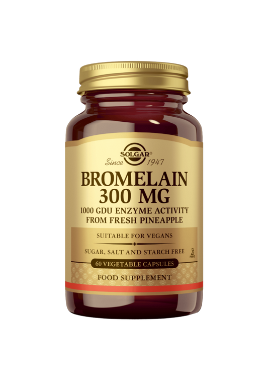 Bromelaiini 300mg 60 kaps, Solgar