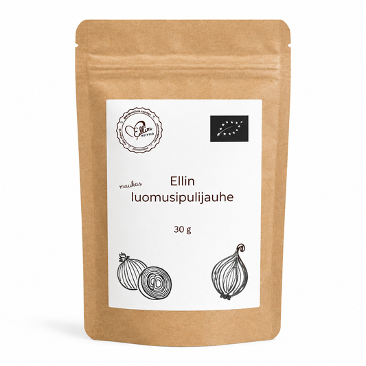Ellin sipulijauhe, luomu, 30 g, Ellin keittiö