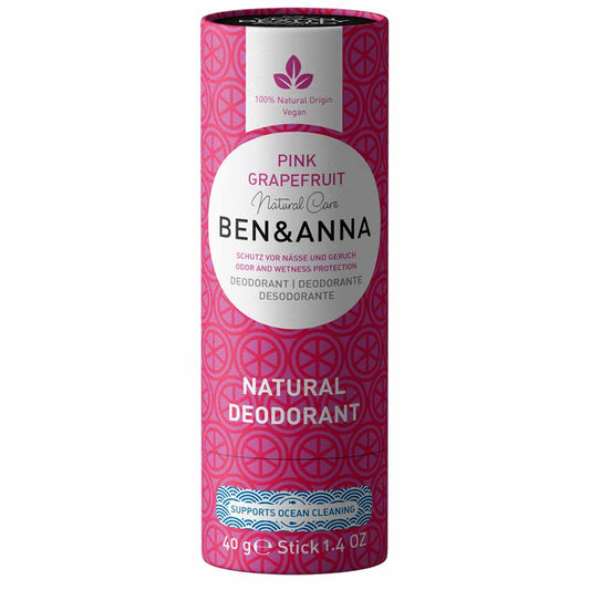 Deodorantti stick 40g Pink Grapefruit, Ben & Anna