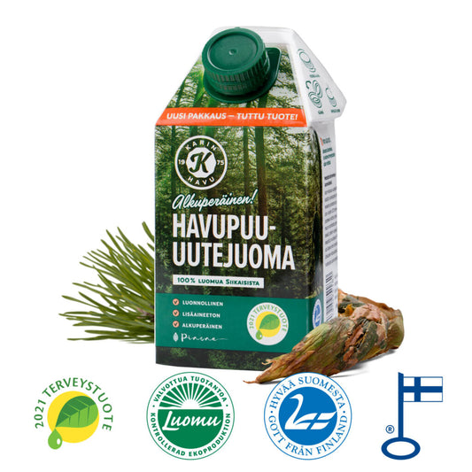 Karin Havupuu-Uutejuoma 500ml luomu, Ravintorengas