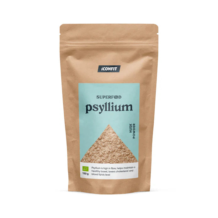 Psylliumjauhe  Husk luomu 150 g, ICONFIT