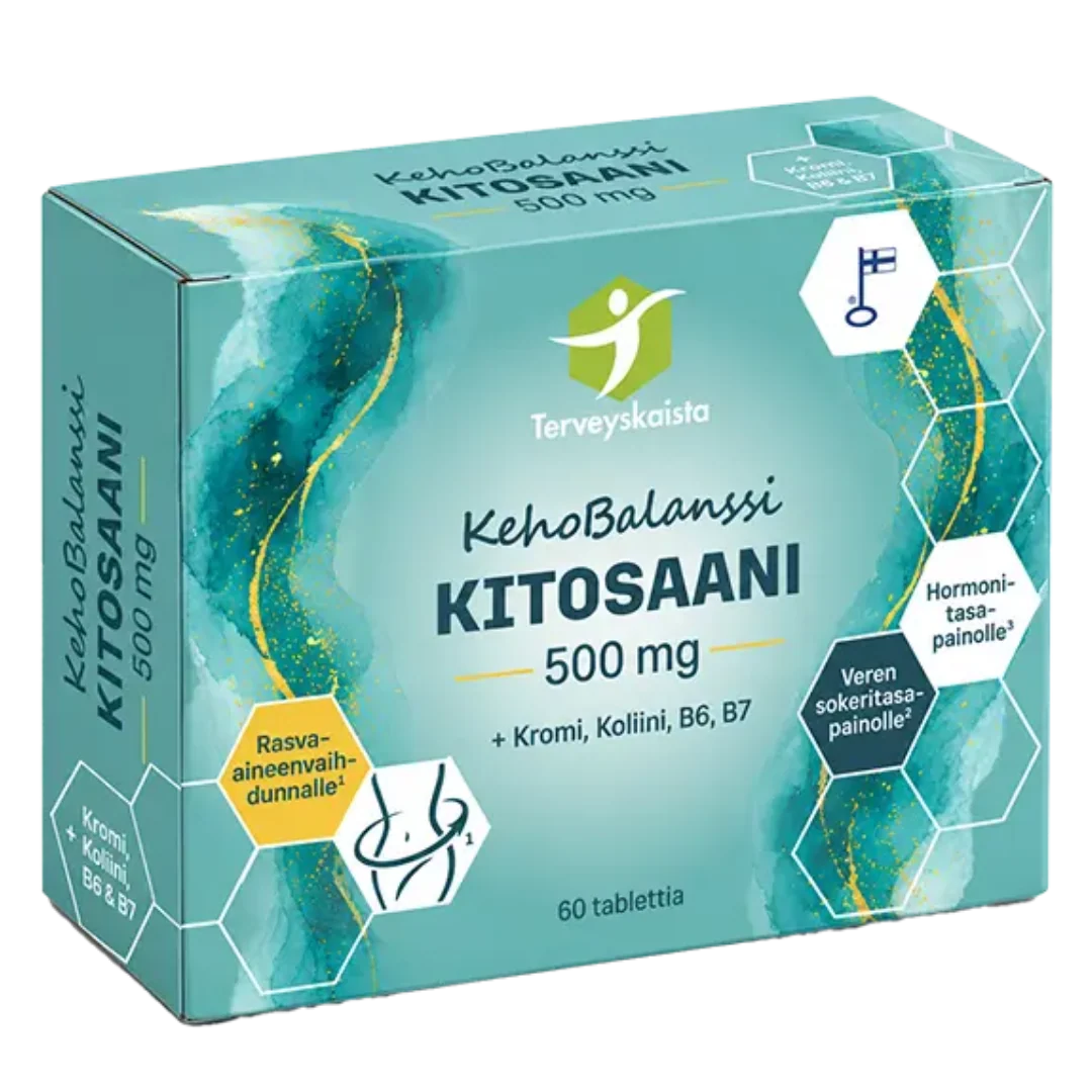 KehoBalanssi Vahva Kitosaani 500 mg 60 tabl, Terveyskaista