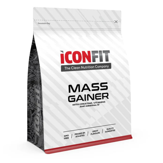 MASS Gainer Mansikka 1.5 kg, ICONFIT