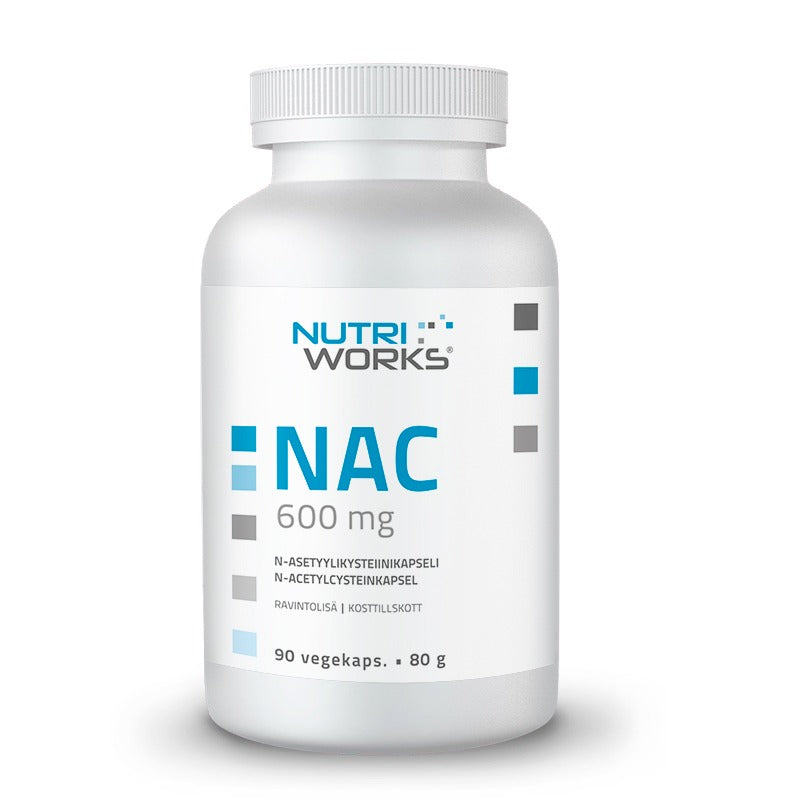 NAC 600mg 90 vegekaps Nutri Works